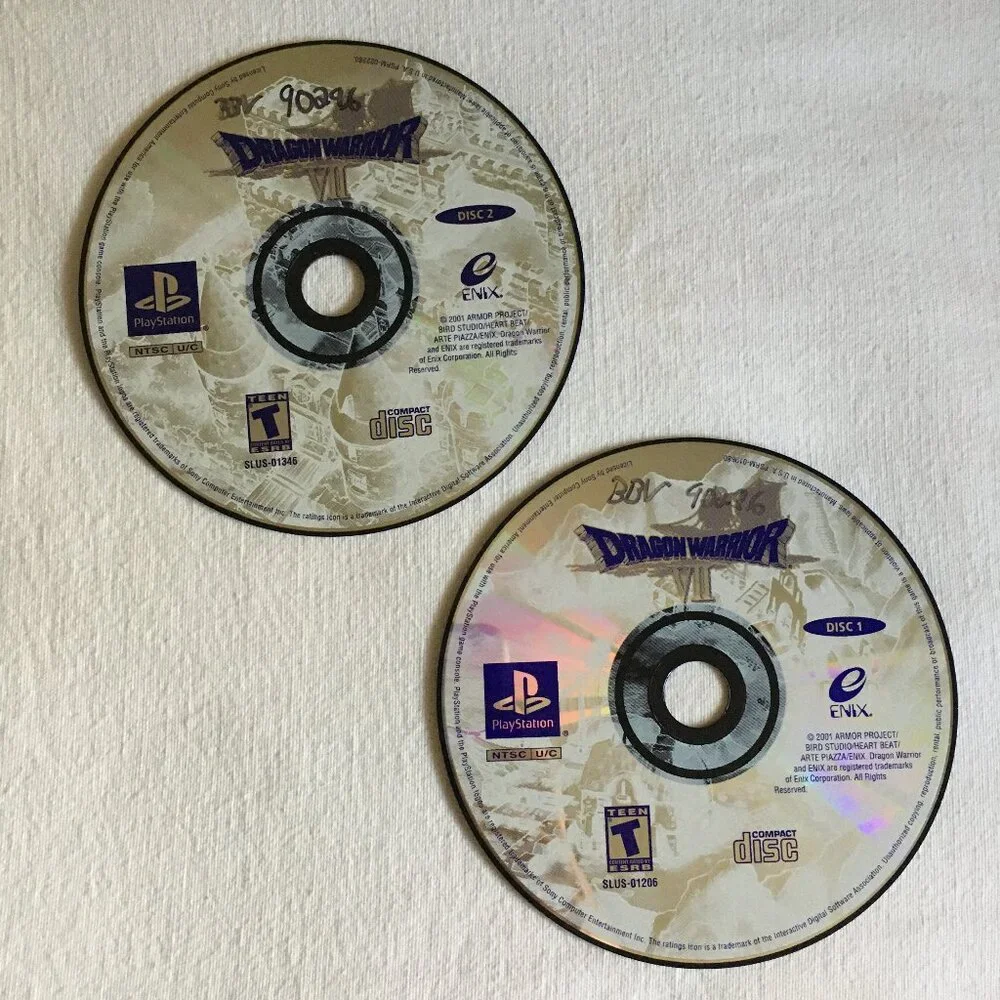 Dragon Warrior VII Sony Ps1 Without Box - Picture 4 of 11